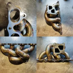 Mitsubishi Evo 4-9 - Kolektor wydechowy baran (p&p)